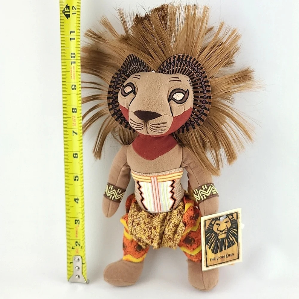 DISNEY The Lion King Simba Broadway Stuffed Toy & 1000 Stickers Activity Book - Picture 7 of 15